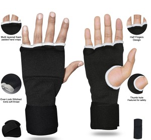 ถุงมือชกมวยแบบพรีเมียม พร้อมแผ่นเจลเสริมความนุ่ม สำหรับ MMA มวยไทย คิกบ็อกซิ่ง ฝึกศิลปะการต่อสู้ และซ้อมมวยทราย - Product Image 3