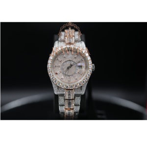 Premium Quality Moissanite Diamond Stainless Steel <b>Watch</b> <b>for</b> Luxury Fashion Office Wear and Trendy Style Lovers <b>for</b> Sale - Product Image 4