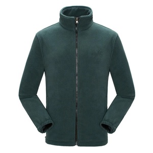 Men's Slim Fleece Tactical <b>Jacket</b> Casual Zipper Solid Coat Turn-Down O-Neck Collar Eco-Friendly Breathable Cotton-Lined Warm - Product Image 2