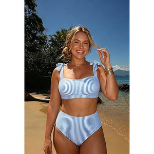 Solid Trader Hermoso Traje de Baño de Verano para Mujer, Talla Regular, Secado Rápido, Tejido Transpirable y Suave, Ropa de Playa - Product Image 4