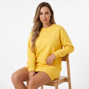 Vestido de Manga Larga Personalizado para Mujer, Sudadera Informal Holgada de Felpa de Algodón Suave, Ropa Urbana, Fabricante de Ropa al por Mayor - Product Image 1