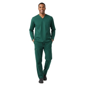 Conjuntos de Uniformes Médicos para Hombre, Tela Suave y Transpirable, Ajuste Cómodo, Uniforme Médico Profesional Ideal para Hospitales, Clínicas, Doctores y Enfermeras - Product Image 1