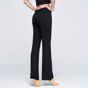 Pantalones Casuales de Algodón Modal, Pantalones de Yoga y Danza con Corte Acampanado - Product Image 2