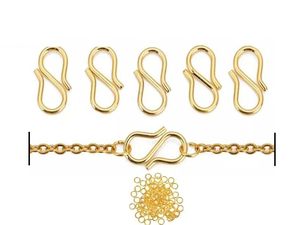 10 fermoirs mousquetons avec anneau de jonction et chaîne d'extension, crochets pivotants pour la fabrication de bijoux, projets de bricolage et porte-clés - Product Image 2