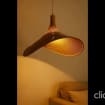 Suspension en bambou tressé à la main, abat-jour en forme de vague, 40 cm, réglable, douille E27 E26, lampe de plafond en rotin naturel, fournisseur