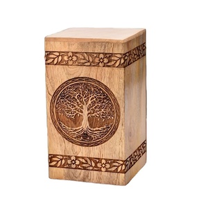 Premium Wooden Urns I AM Always with You Engraved Handmade Funeral Ashes Cremation Urns Ashes Handmade With 02 Different Sizes. - Product Image 2