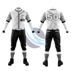 Custom <b>Baseball</b> Uniform Made with Breathable Polyester Fabric Featuring Sublimation Printing for Professional Teams And Numbers - Product Image 1