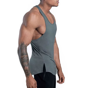 Camiseta sin Mangas para Hombre, Transpirable, 100% Algodón, de Alta Calidad, Secado Rápido, para Entrenamiento, en Oferta, con Logotipo y Color Personalizables - Product Image 2