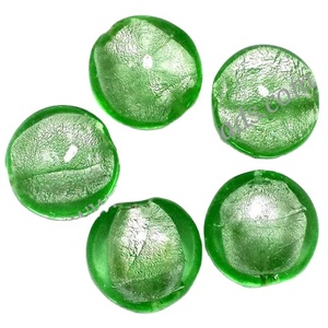 Bán buôn giá New Arrival hình bầu dục thủy tinh hình hạt 15 + vàng xoáy tất cả trái tim bạc lá trang sức làm hộp - Product Image 2