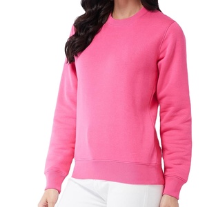 Sweat-shirt pour femmes en coton pur de haute qualité, personnalisé, ample, à manches longues, respirant, jersey chaud pour toutes les saisons - été OEM 2027 - Product Image 5