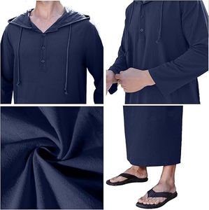 Ropa Musulmana Estilo Árabe Informal Talla Grande para Hombre Jubba Thobe Ligera Transpirable Nuevo Diseño Última Moda Thobes Jubbah - Product Image 5
