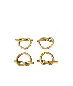 Elegante Anillo de Servilleta de Metal Tradicional, Diseñado para Cenas Culturales y Celebraciones Festivas - Product Image 1