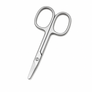Ciseaux de sécurité pour bébé en acier inoxydable professionnel avec bords arrondis pour le soin des enfants - Product Image 1