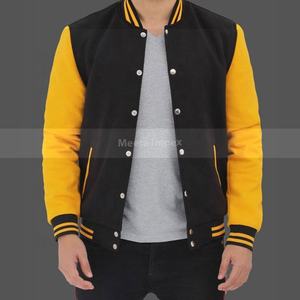 Chaqueta bomber de manga larga para hombre, chaqueta de cuerpo personalizado de alta calidad - Product Image 1