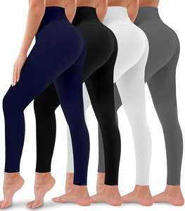 Leggings de Yoga de Secado Rápido Color Granate con Costuras para Mujer, 100% Poliéster, Cintura Alta, Logotipo Personalizado, Transpirables, Antibacterianos, Colores Personalizados - Product Image 6