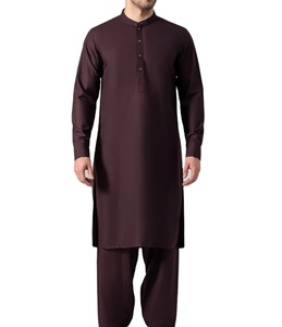Men Stylish Pathani Salwar Kameez Party Winter Cotton Breathable OEM ODM Hot Selling Traditional Events Salwar Kameez Dress Suit - Product Image 1