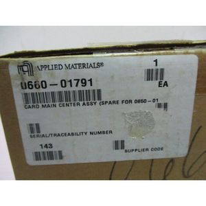 AMAT 0660-01791, Conjunto Central Principal de Tarjetas (Repuesto - Equipo y Piezas de Semiconductores Trusted Global Legacy) - Product Image 1