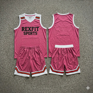 Tenue de basketball réversible sublimée personnalisée avec logo Rexfit Sports, ensemble uniforme d'équipe pour hommes - Product Image 4
