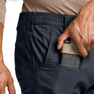 Pantalones de senderismo personalizados para hombre, pantalones de trabajo resistentes a desgarros con múltiples bolsillos, pantalones de senderismo reflectantes para hombre - Product Image 4