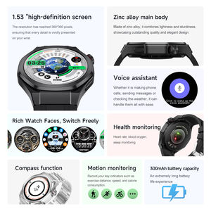 Reloj Inteligente 2025 con Pantalla TFT de 1.53 Pulgadas, Resistente al Agua IP67, Monitor de Ritmo Cardíaco, Brújula, GPS, para Hombres y Niños - Product Image 2