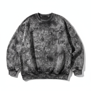 Sudadera Unisex con Diseño de Logotipo Estampado, Sudadera Lavada al Ácido al por Mayor, Sudadera Completa 100% Algodón - Product Image 1