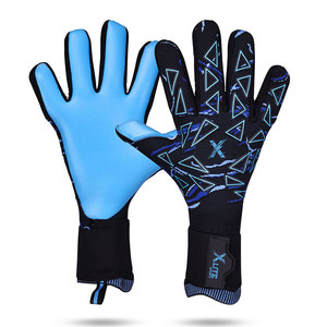 Gants d'entraînement de gardien de but en cuir Finger Save, antidérapants et respirants pour joueurs de football, avec paume en latex pour une meilleure adhérence lors des séances d'entraînement et au club. - Product Image 1