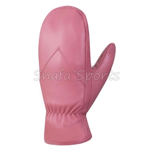 Mitaines en cuir véritable de qualité supérieure pour l'hiver, fabriquées au Pakistan, mitaines en cuir multifonctionnelles - Product Image 4