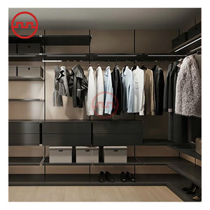 Guardaroba personalizzabile della <span class=keywords><strong>camera</strong></span> da letto principale del guardaroba della casa del gabinetto di lusso di legno moderno professionale - Product Image 5