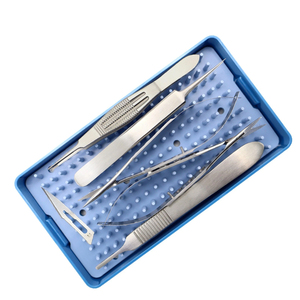 Ensemble de 7 instruments chirurgicaux ophtalmiques, kit de démarrage pour cabinet médical, acier inoxydable de qualité allemande, outils médicaux - Product Image 1