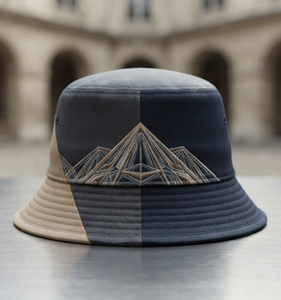 Chapeau Bob Réversible Broderie Unique Unisexe Décontracté Extérieur Plage Printemps Été Adulte 50-52cm Corduroy Denim Polyester - Product Image 2