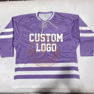 Maillot de hockey sur glace de qualité supérieure, nom et numéro brodés, uniforme d'équipe professionnel - Product Image 1