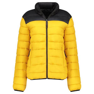 Chaquetas de plumón de invierno de diseño personalizado, nuevo estilo, manga larga, mejor calidad, con cremallera, para mujer. - Product Image 1