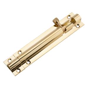 Perno de puerta de 150mm con acabado de latón de excelente calidad para herrajes de oficina de Hotel, los más vendidos del exportador global para ventana de puerta - Product Image 1