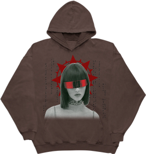 Custom Streetwear French Terry Thick DTG Graphic Print Logo Mens Pull Over Hoodies Wide Cut Gothic Print Hoodie for Men - Product Image 3