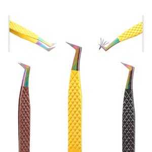 Pinzas para Extensión de Pestañas de Volumen, Pinzas Profesionales para Extensión de Pestañas, Punta de Precisión Anti Fatiga, Herramientas de Belleza del Fabricante - Product Image 4