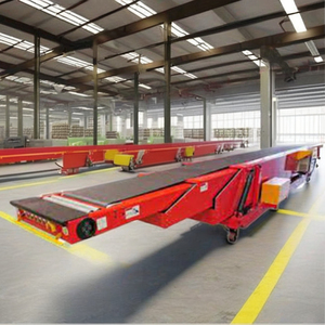 Nouveau convoyeur à bande télescopique mobile portatif avec l'acier inoxydable et la vitesse réglable pour le transport de sac de carton - Product Image 4