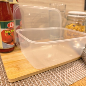 1500ml <b>Microwave</b> PP Food Container Lid Reusable Freezer Safe Biodegradable Compostable Recyclable Eco-Friendly BPA Free - Product Image 3