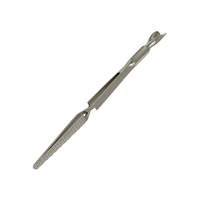 Pince à épiler professionnelle en acier inoxydable pour nail art, baguette magique, double tête en C, outils multifonctions pour pincer les ongles, pour gel acrylique