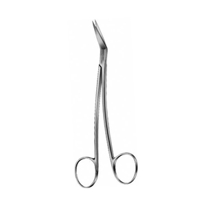 กรรไกรตัดไหมพรีเมียม Locklin ขนาด 155 มม. ใบมีดโค้งหยักคม 1 ใบ ทำจากเหล็กกล้าไร้สนิม สำหรับศัลยกรรมตกแต่ง - Product Image 4