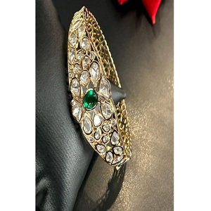 Gorgeous Premium Quality Trendy Brass <b>Gold</b> Plated Single Openable <b>Adjustable</b> Bangles for Women & Girls for Wedding Collection - Product Image 1