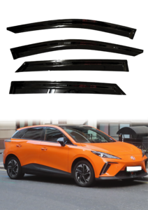 MG 4 2022-2025 Pare-soleil transparent noir en acrylique GCS 4 pièces pour vitres de voiture avec protection et décoration en ruban 3M - Product Image 2