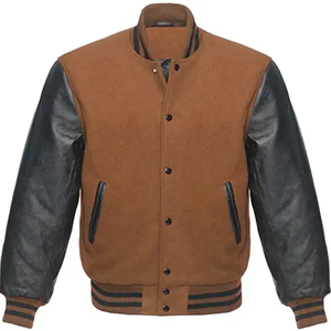 Best Custom Men's Varsity <b>Jacket</b> Comfortable <b>Slim</b> <b>Fit</b> Baseball Top Fashionable Cool Brand Design - Product Image 3