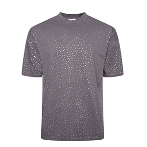 Camisetas de Moda para Hombre, Talla Grande, Manga Larga, Diseño Personalizado con Pedrería, 100% Algodón, Transpirables y Cómodas - Product Image 5