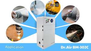 Extractor de Humo Industrial Compacto Dr.Air BM-300, Potente Extractor de 400W para una Eliminación Eficiente del Humo - Product Image 6