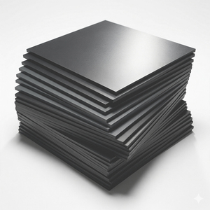 Pima <b>Black</b> PVC WPC Foam Board <b>Sheet</b> 12mm Thick 0.6 G/cm3 Density Lead-Free Art Deco Design Wall Decorative Panels - Product Image 1