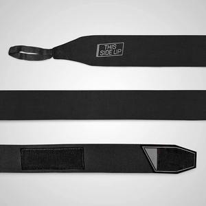 Vendas de Boxeo Elásticas de Algodón Negro Premium con Parche de Logotipo Personalizado para MMA, Kickboxing, Artes Marciales, Soporte de Muñeca para Entrenamiento - Product Image 2