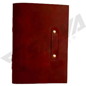 Genuine Leather Embossed Beaded 140g Handmade Vintage Cowhide <b>A4</b> Size Travel Notebook Cover Journal Sketchbook <b>Planner</b> - Product Image 5