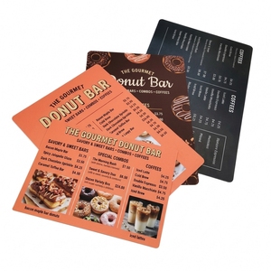Tarjetas de Menú Laminadas con Película Impresa Digitalmente en PVC Resistente para Listas de Comida de Restaurantes, Menús de Bebidas de Cafeterías, Menús de Comedor de Hoteles - Product Image 4