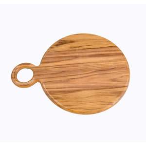 Plato Circular de Madera Hecho a Mano para Frutas y Nueces, Fácil de Limpiar y No Tóxico - Product Image 1