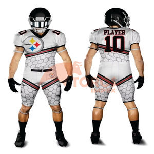 Custom American Football Uniform Design Your Own Team Jersey Premium Polyester Football Uniform OEM ODM Wholesale Manufacturer - Product Image 3